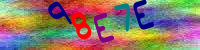 Blue Captcha Image
