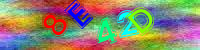 Blue Captcha Image