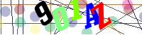 Blue Captcha Image