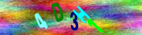 Blue Captcha Image
