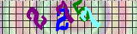 Blue Captcha Image