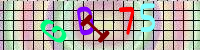 Blue Captcha Image