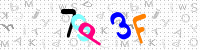 Blue Captcha Image