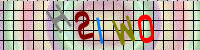Blue Captcha Image