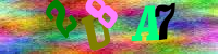 Blue Captcha Image