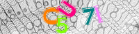 Blue Captcha Image
