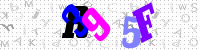 Blue Captcha Image