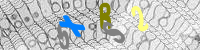 Blue Captcha Image