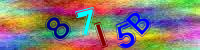 Blue Captcha Image