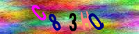 Blue Captcha Image