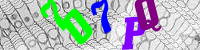 Blue Captcha Image