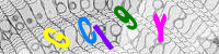 Blue Captcha Image