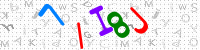 Blue Captcha Image