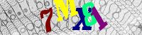 Blue Captcha Image