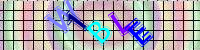 Blue Captcha Image