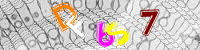 Blue Captcha Image