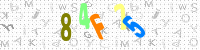 Blue Captcha Image