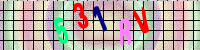 Blue Captcha Image