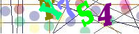 Blue Captcha Image