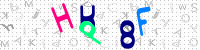 Blue Captcha Image