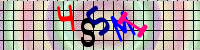 Blue Captcha Image