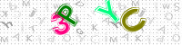 Blue Captcha Image