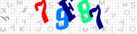 Blue Captcha Image
