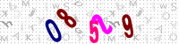 Blue Captcha Image
