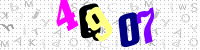 Blue Captcha Image
