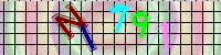 Blue Captcha Image