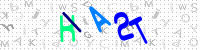 Blue Captcha Image
