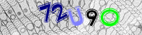 Blue Captcha Image
