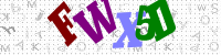 Blue Captcha Image