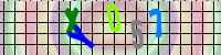 Blue Captcha Image
