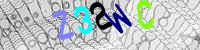 Blue Captcha Image