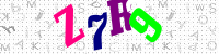 Blue Captcha Image
