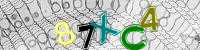 Blue Captcha Image
