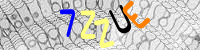 Blue Captcha Image