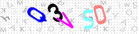 Blue Captcha Image