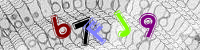 Blue Captcha Image