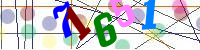 Blue Captcha Image
