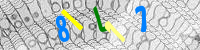 Blue Captcha Image