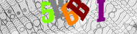 Blue Captcha Image