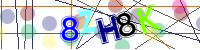 Blue Captcha Image