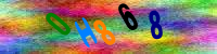 Blue Captcha Image