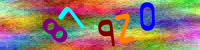 Blue Captcha Image