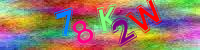 Blue Captcha Image