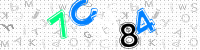 Blue Captcha Image