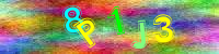 Blue Captcha Image