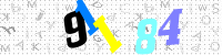 Blue Captcha Image